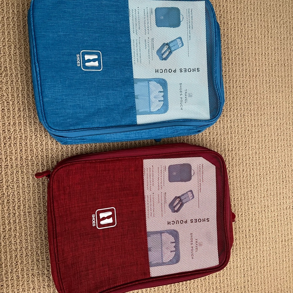 Travel Shoe Pouch/Bag -2 pack
